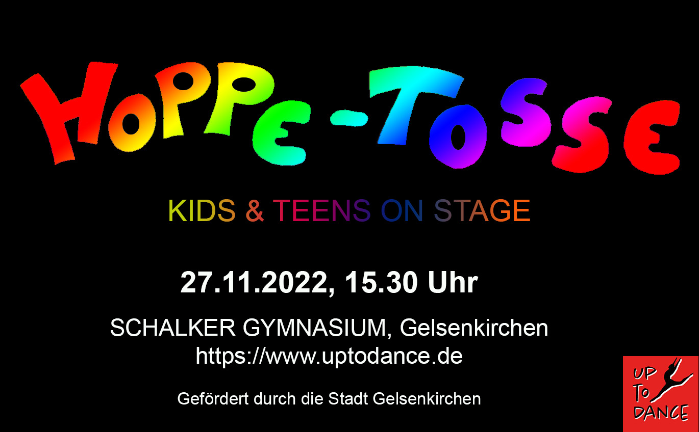 Banner zum Tanzfest Hoppe-Tosse