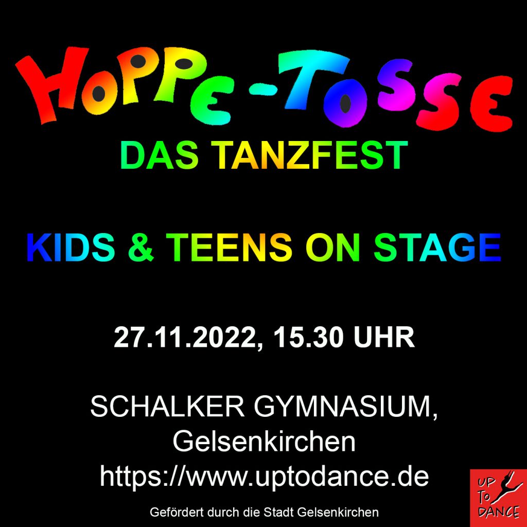 Hoppe-Tosse. Das Tanzfest für Kids & Teens